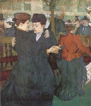 Henri de toulouse-lautrec Two Women Dancing at the Moulin Rouge (mk09)